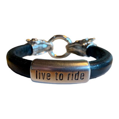 Live to Ride Dragon Bracelet - 1