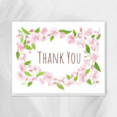 Blossom Thanks - Note Card - 1