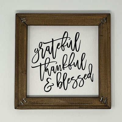 Grateful Thankful Blessed - 1