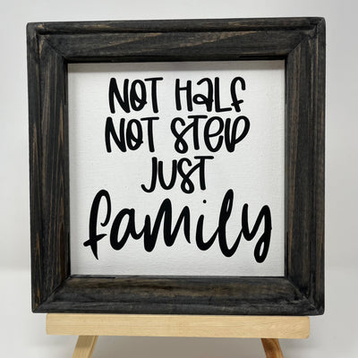 black stain, Not half, not step, just family - 1