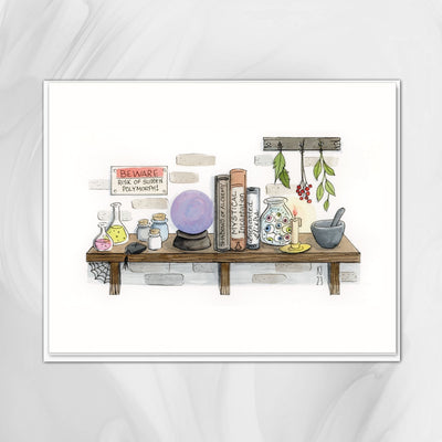 Potions & Spells - note card - 1
